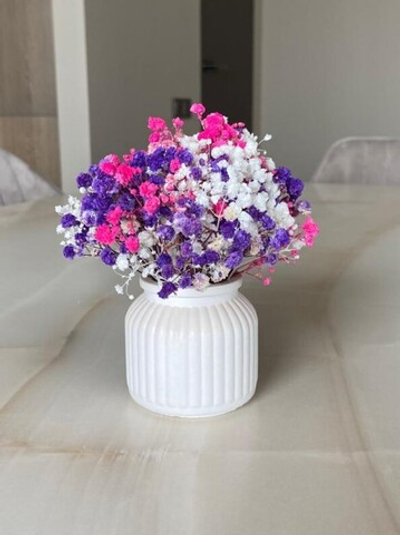 Миниатюрный букет из гипсофил