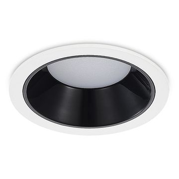 ST755.438.07 Св-к встр. Черный LED 1*7W 3000K 630Lm Ra80 120° IP20 D85xH45 100-240V Встраиваемые светильники