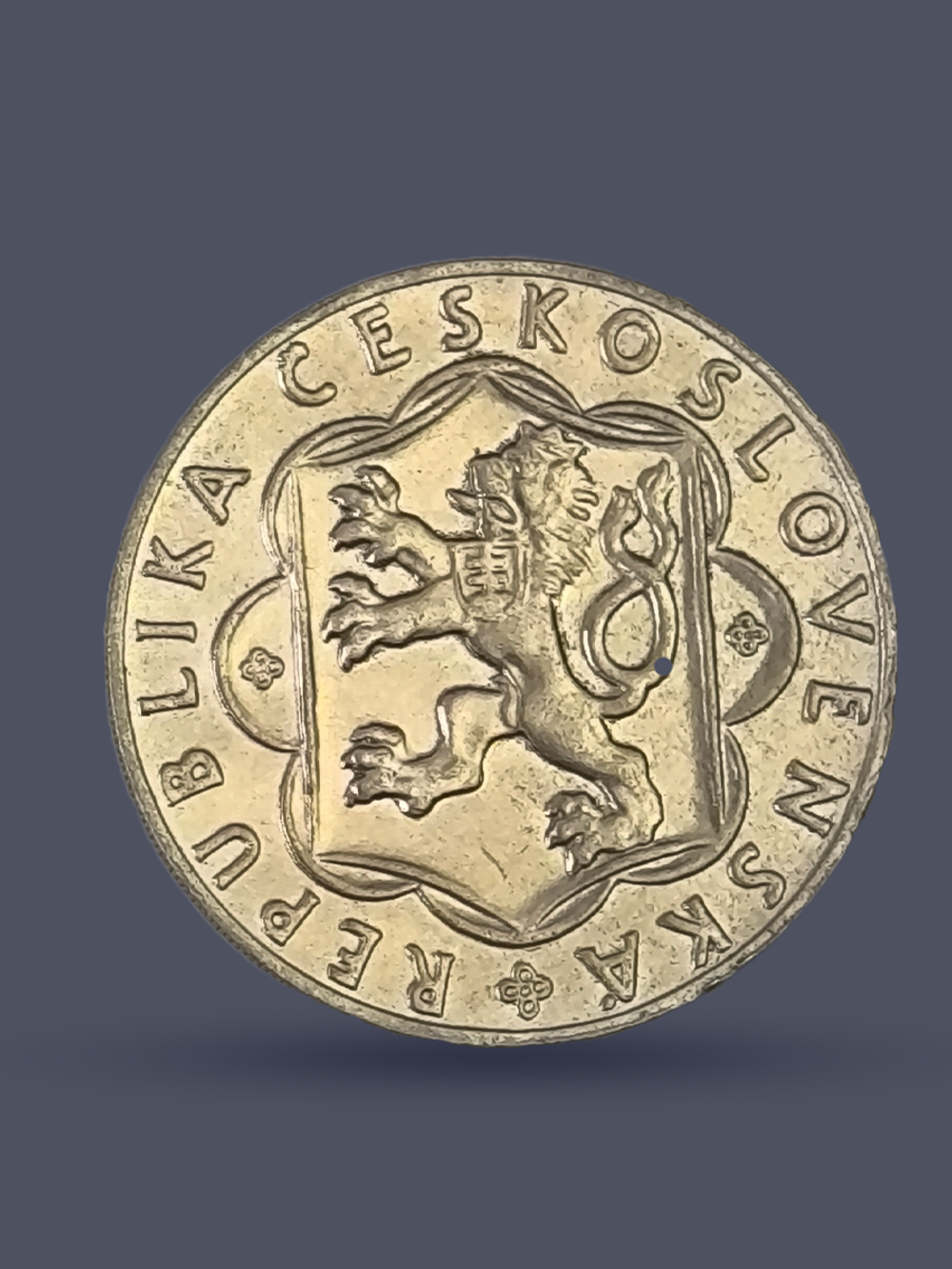 Монета 10 крон 1954 год "10 лет Словацкому восстанию"