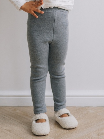 Лосины с начесом, Серый