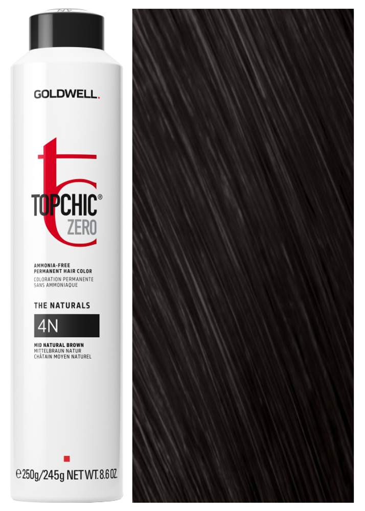 Goldwell Topchic Zero 4N Средне-коричневый 250 мл