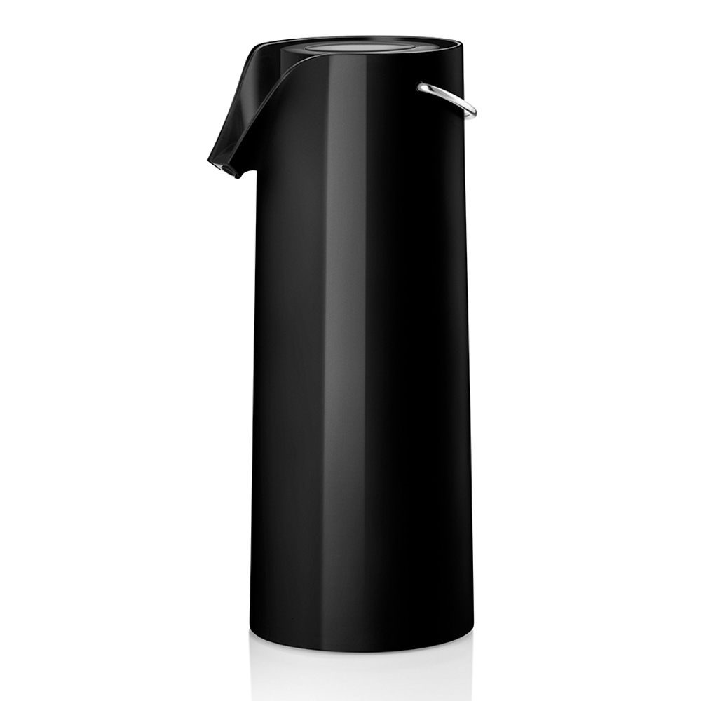 Термос с механической помпой, 1,8 л, черный