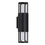 SL9017.401.02 Светильник уличный настенный ST-Luce черный/черный GU10 2*15W MESA