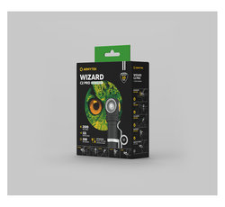 Фонарь налобный Armytek Wizard C2 Pro v4 Magnet USB + ABM01 + 18650, XHP50.2, Холодный свет, 2500 лм, 1x18650