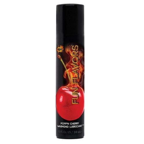 Разогревающий лубрикант с ароматом вишни Wet Fun Flavors 4-in-1 Popp n Cherry 30мл