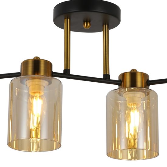 IL6111-4COU-79 BK GD Qui светильник потолочный