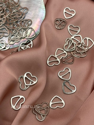 Регуляторы сердечки серебро