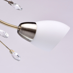 Люстра MW-Light Нежность Для низких потолков. Гостиная, зал, стальня