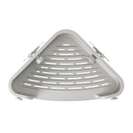 Органайзер для душа угловой flex adhesive, серый