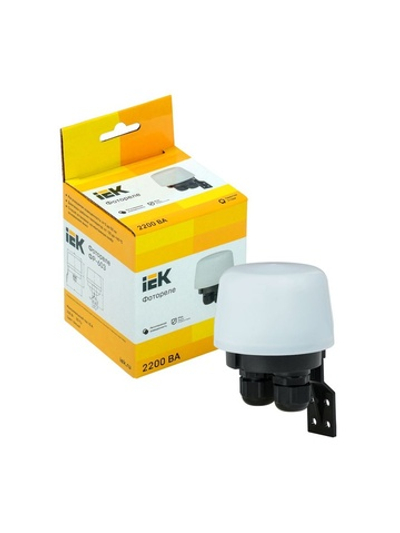 Фотореле ФР 603 2200ВА IP66 бел. IEK LFR20-603-2200-K01
