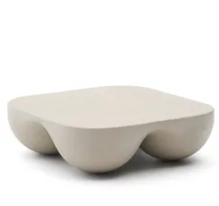 Журнальный столик Colba из полистоуна 100 x 100 см