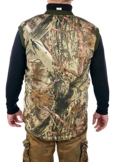 Охотничий жилет с подогревом RedLaika RL-H-03 (Серый каштан) (С греющим комплектом 6-22 часа 4400 мАч)