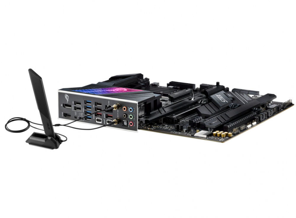 Материнская плата ASUS ROG STRIX Z690-E GAMING WIFI, LGA1700, Z690, 4*DDR5, DP+HDMI, SLI+CrossFireX, SATA3 + RAID, Audio, 2,5Gb LAN, USB 3.2*9, USB 2.0*8, ATX ; 90MB18J0-M0EAY0