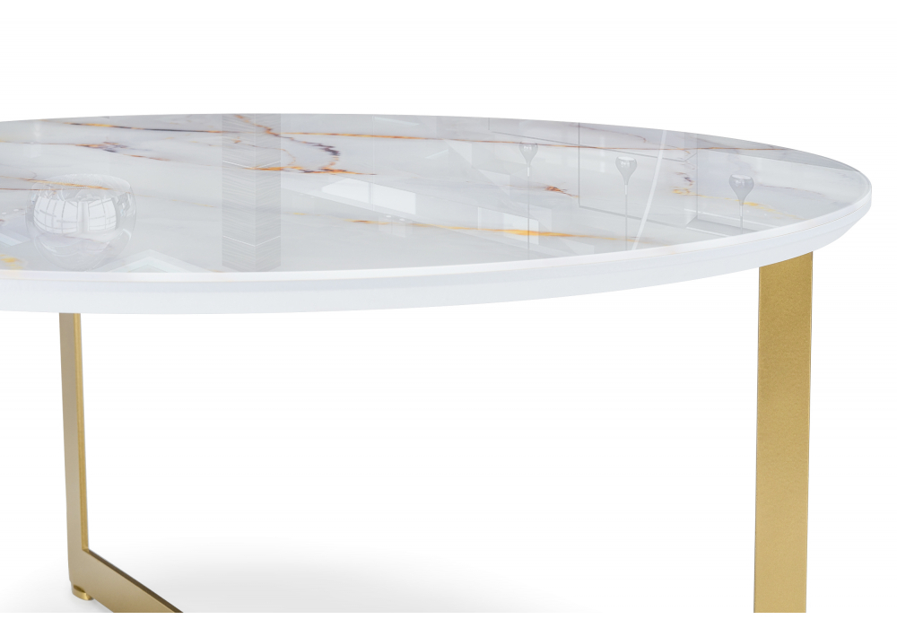 Журнальный стол Woodville Роб D-700 аурум