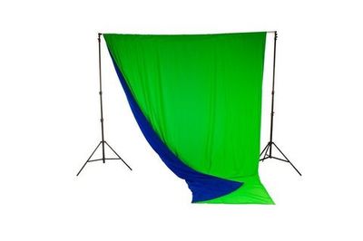 Фон тканевый Lastolite LC5787 Chromakey Blue/Green 3х3,5