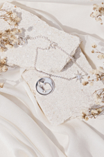 Браслет «Бали» с белым цирконом