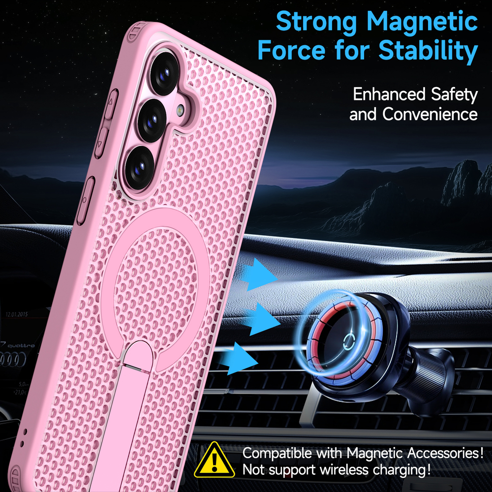 Прозрачный чехол Mesh Pro Magnetic Case для Samsung Galaxy S26+
