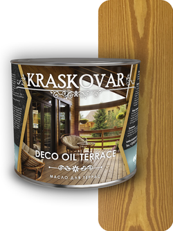 Масло для террас Kraskovar Deco Oil Terrace тик