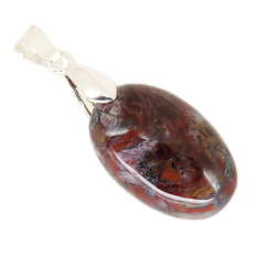 Кулон "Овал" питерсит асс