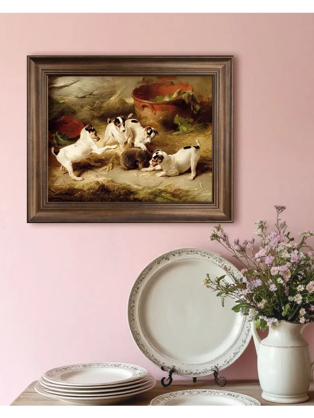 Картина интерьерная на холсте в раме 25*31 см