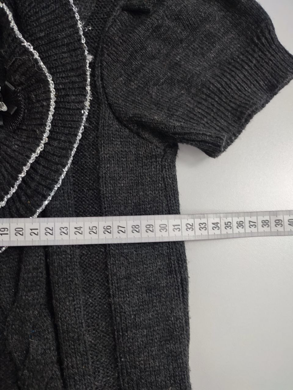 Платье вязаное на 6-7 лет