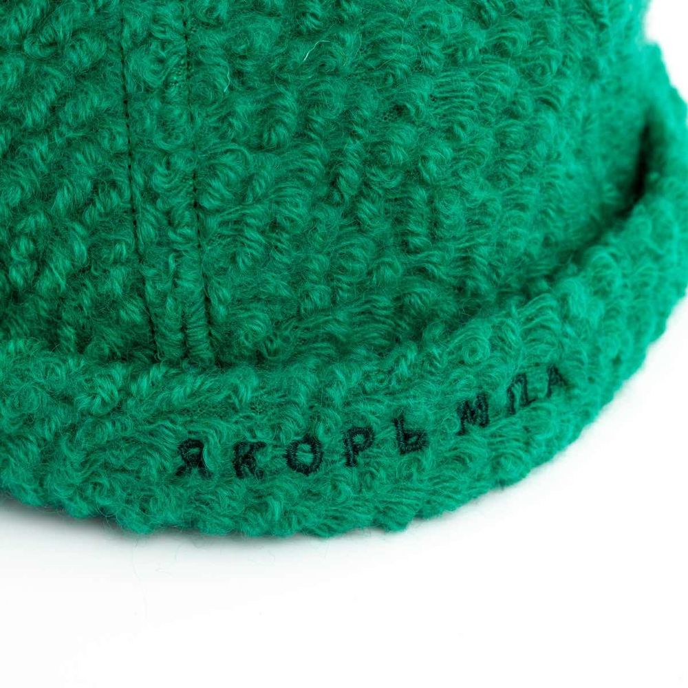 Докер Якорь Портовый пальтовый с завитушками еловый