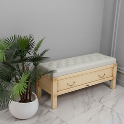 Банкетка Лотос 3 Айвори