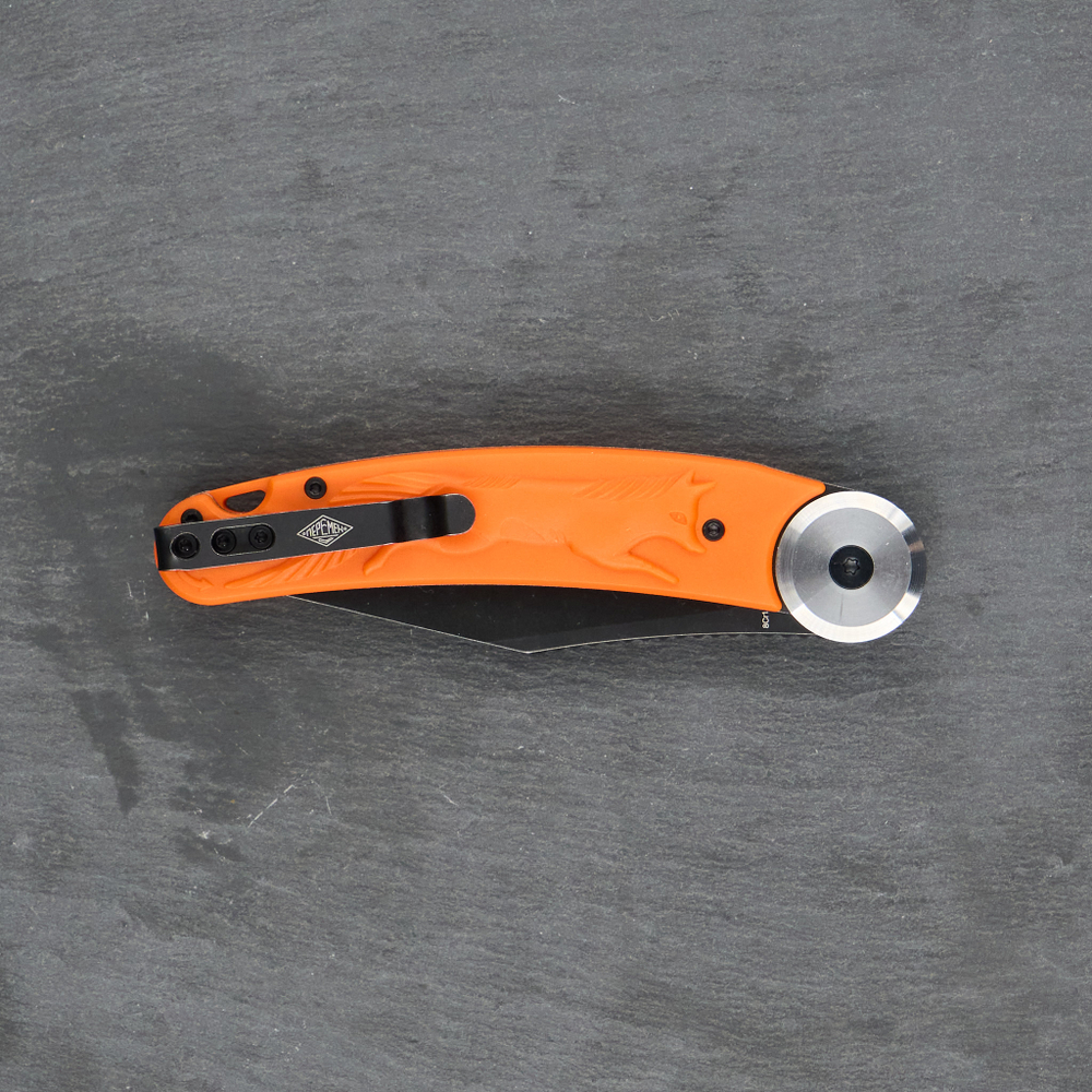 Нож складной Перемен Лисичка Оранжевая (blackwash)