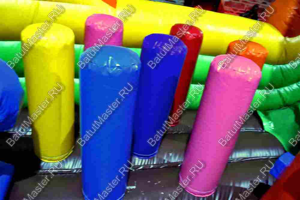 Коммерческий надувной батут "Побег из зоопарка"