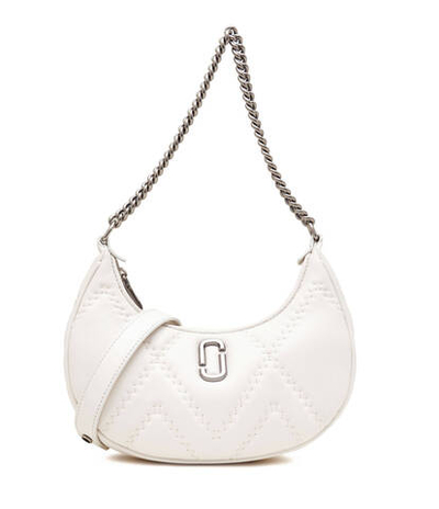Кожаная сумка хобо Marc Jacobs - белый(2R3HSH011H02)
