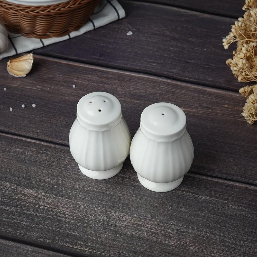 Набор для специй 2 предмета Солонка/Перечница d 5,9 см h8,2 см Bella Noble [1]