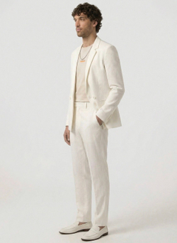 Мужской костюм оверсайз (белый) А61