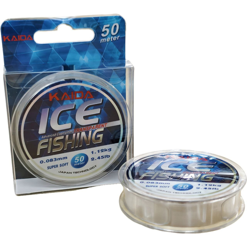Леска Kaida ICE Fishing 50м 0.12мм