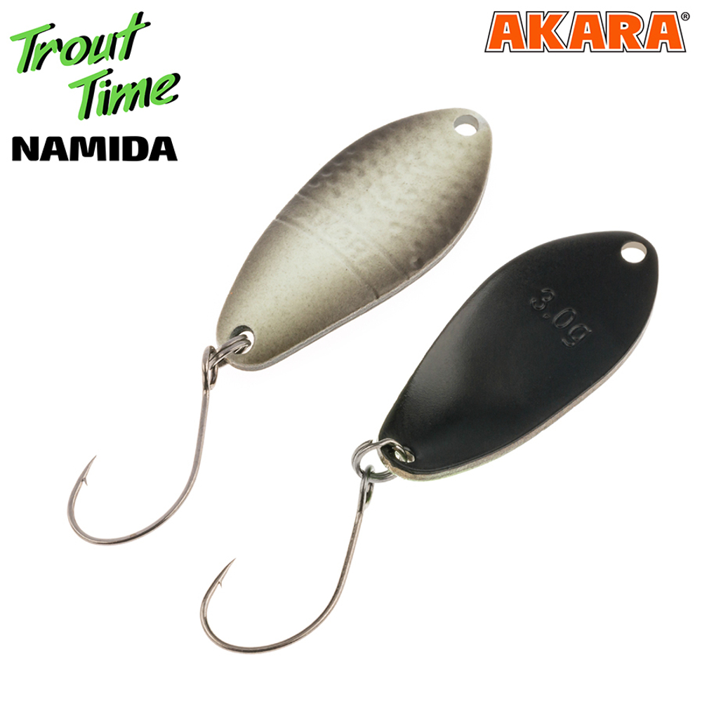 Блесна колебалка Akara Trout Time Namida 30 3,5 гр. 58P фосфорн