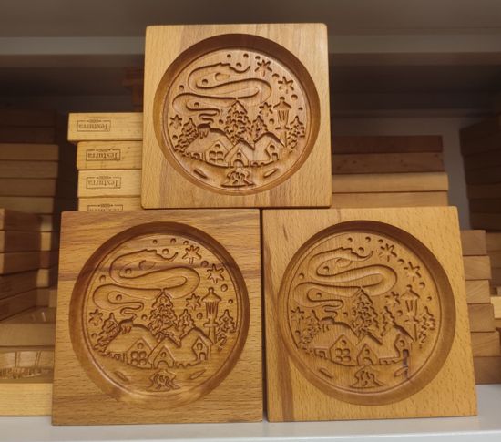 Пряничная форма Зимний пейзаж