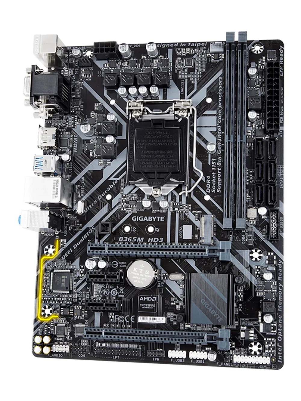Материнская плата B365M HD3 LGA 1151 v2 DDR4
