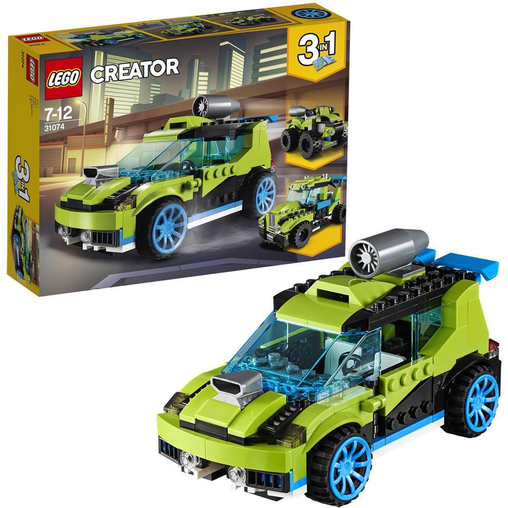 LEGO Creator: Суперскоростной раллийный автомобиль 31074 — Rocket Rally Car — Лего Креатор Создатель