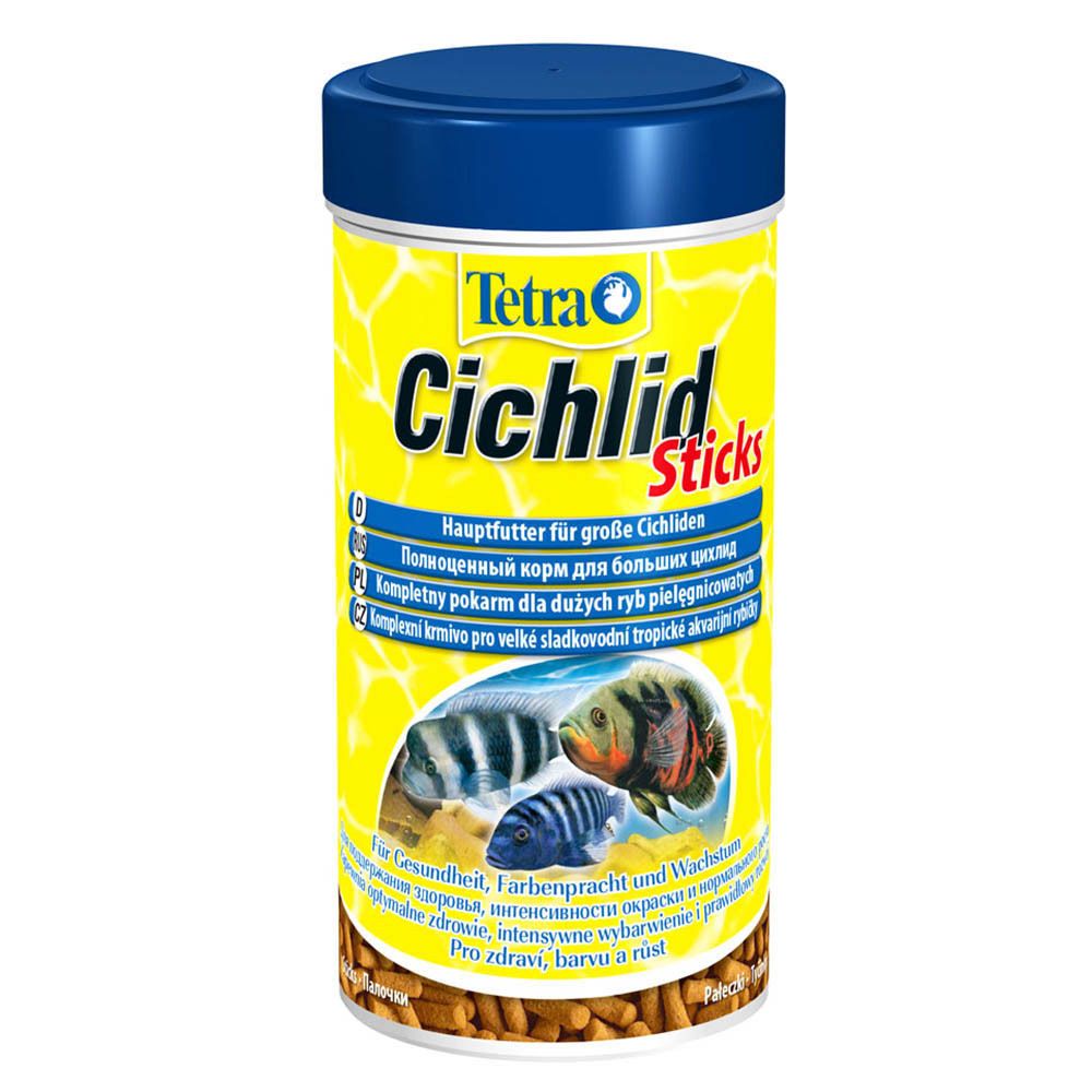 Tetra Cichlid Sticks - основной корм для цихлид (палочки)