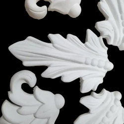 розетка потолочная из гипса наборная 12шт