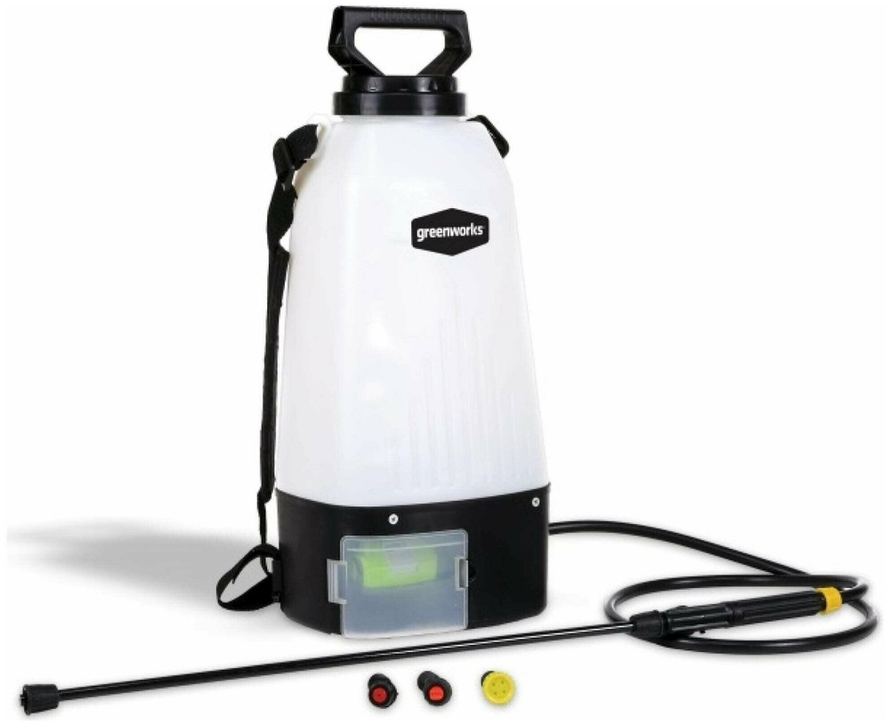 Опрыскиватель аккумуляторный садовый GREENWORKS GSP1250 24В,7.57 л,2.2 л/мин,без АКБ и ЗУ (5103507)