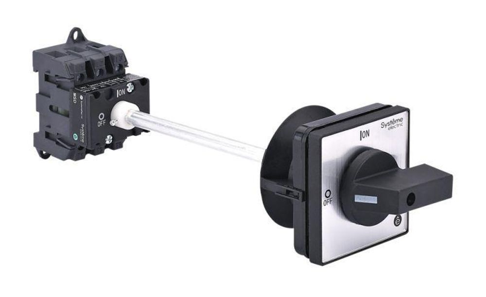 Выключатель-разъединитель 3п 32А IP20 с черн. выносн. рукоят. на дин-рейке/плате SE MSD32340B