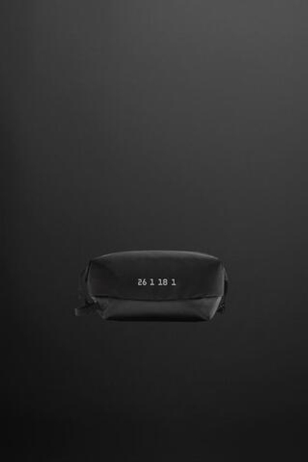 ZARA НЕСЕССЕР ИЗ ВЫСОКОТЕХНОЛОГИЧНОЙ ТКАНИ, ЧЕРНЫЙ