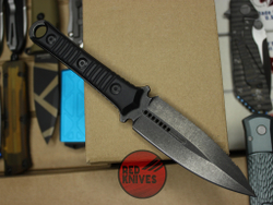 Нож Microtech Borka SBD 201-12 Black Apocalyptic , заточка 1/2