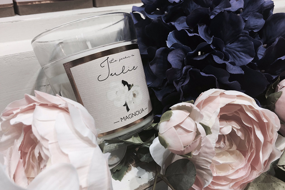 Свеча ароматическая le jardin de julie, Магнолия, 30 ч