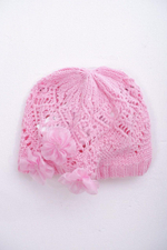 Шапка для принцессы на 3-6 месяцев