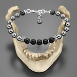 Браслет из агата и гематита. "Rico La Cara" AMX003180