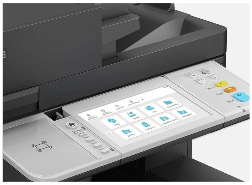 МФУ ЛАЗЕРНЫЙ KYOCERA ECOSYS MA4500IX (А4, 45 PPM, 1200DPI, 1 GB, USB, NET, 75 ЛИСТ. RADP, HYPAS, ТОНЕР НА 6K)