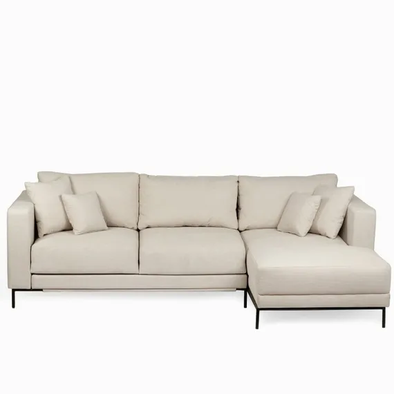 Диван раскладной Colston правосторонний 288 см, светло-серый