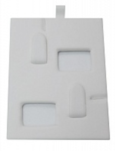 Вкладыш 06/горизонтальный/для 2 колец/2 вертикальных язычка/2 окошка для бирки/петелька