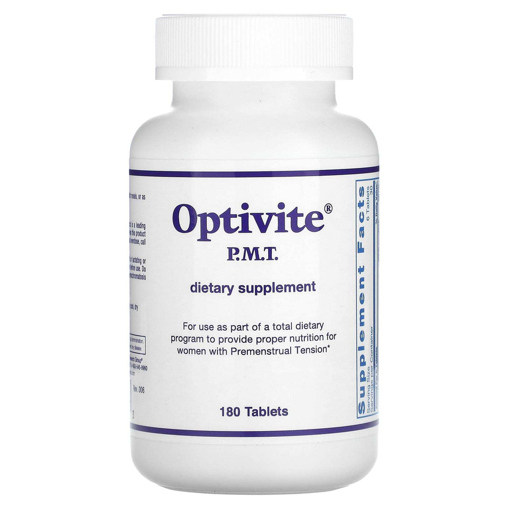 Optimox, Optivite, во время ПМС, 180 таблеток